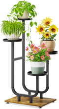 iDavosic.ly 4 Tier Plant Stand Indoor, Corner Tiered Multiple Flower Holder by iDavosicly
