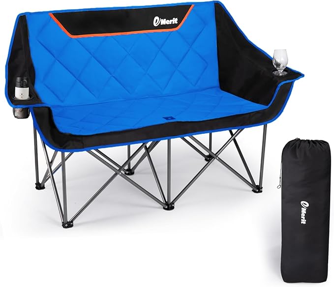 EMERIT Double Camping Chair Oversized Padded by eMERIT