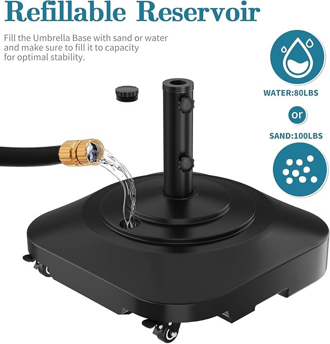 Umbrella Base, Heavy Duty Umbrella Stand - Image 4