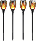 4 Pack Outdoor Solar Flame Light, Solar Lights Outdoor by Unknown
