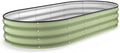 Kesfitt Raised Garden Bed, Oval Open-Bottom Design, 12-Inch Deep by Kesfitt