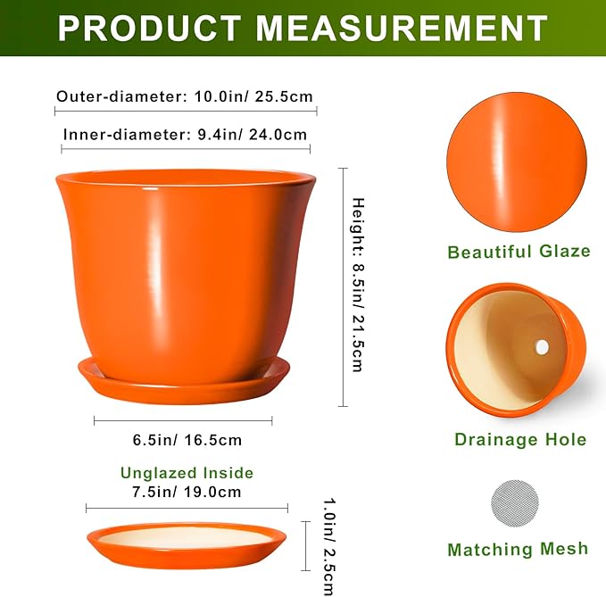 10 Inch Plant Pot - Image 2