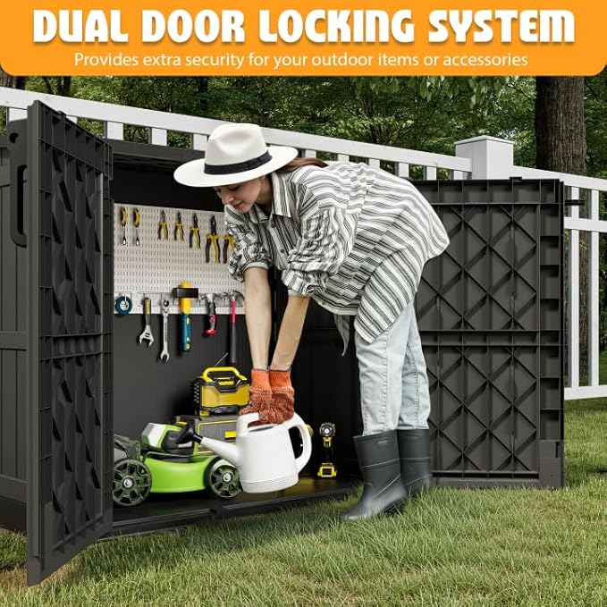 LHBcraft Outdoor Storage Cabinet 36 Cu Ft - Image 5