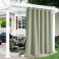 RYB HOME Outdoor Curtains for Patio Waterproof Block Sunlight Thermal Insulated by RYBHOME