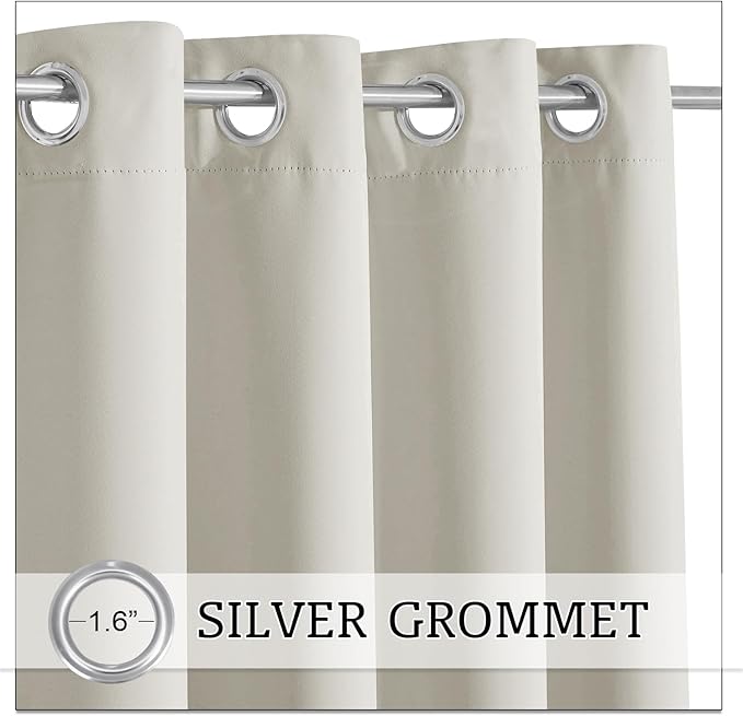 RYB HOME Extra Wide Outdoor Curtains - Image 2