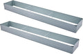 2 Pack 12x2x1FT Galvanized Raised Garden Beds Kit Outdoor Metal Gardening by Meberam