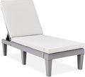 Best Choice Products Outdoor Lounge Chair, Resin Patio Chaise Lounger by BestChoiceProducts