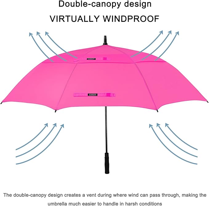 G4Free 47/54/62/68/72 Inch Automatic Open Golf Umbrella Oversize Extra Large - Image 3