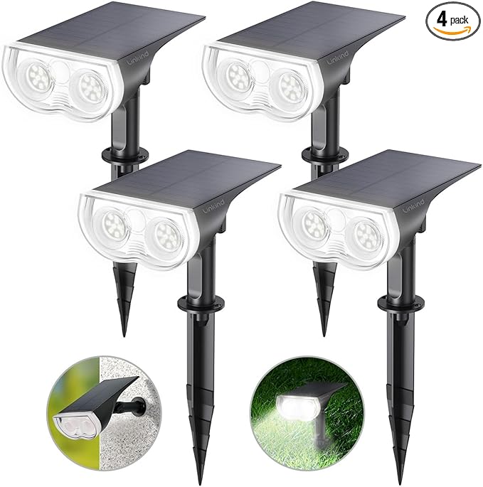 Linkind Solar Lights Outdoor Waterproof IP65, StarRay Dusk-to-Dawn Outdoor by Linkind