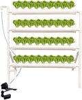 Hydroponic Plant Growing System – 36-Site PVC Indoor Garden Tower by NOVAMART