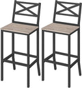 Bar Stools, Kitchen Breakfast Bar Chairs, Easy Assembly, by MAHANCRIS