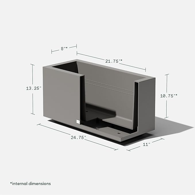 Veradek Block Series Long Box Planter - Image 3