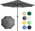 Ayge 9FT Large Outdoor Patio Umbrella Market Table Umbrella-UV Resistant by AYGE