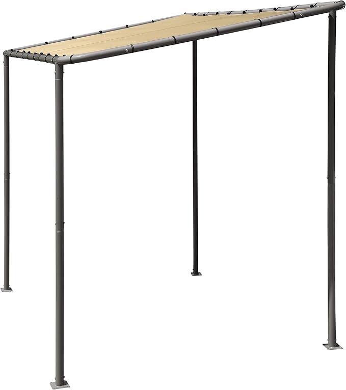ShelterLogic 10' x 6' Solano Gazebo Canopy Charcoal Carbon Steel Frame and by ShelterLogic