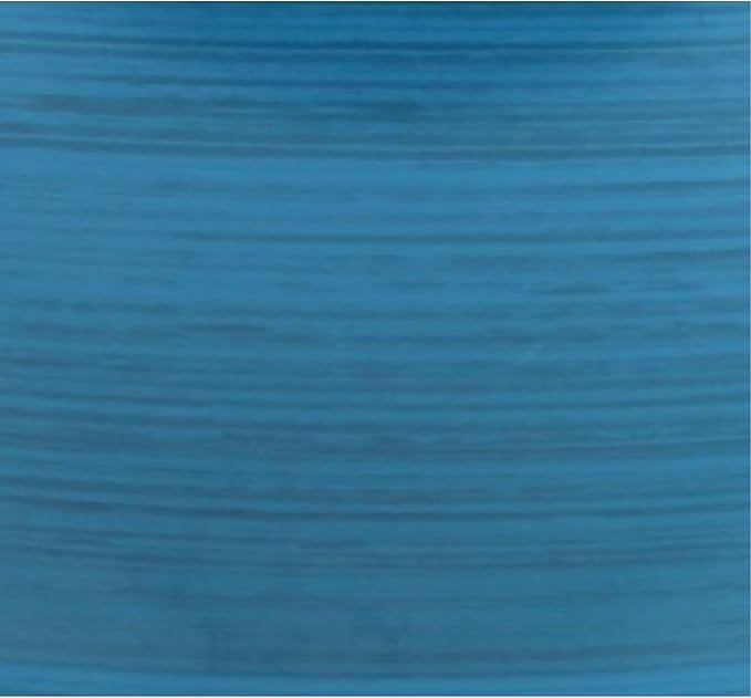 Garden Elements Indoor/Outdoor Glazed Brushed Happy Plastic Planter, Dark Blue - Image 2