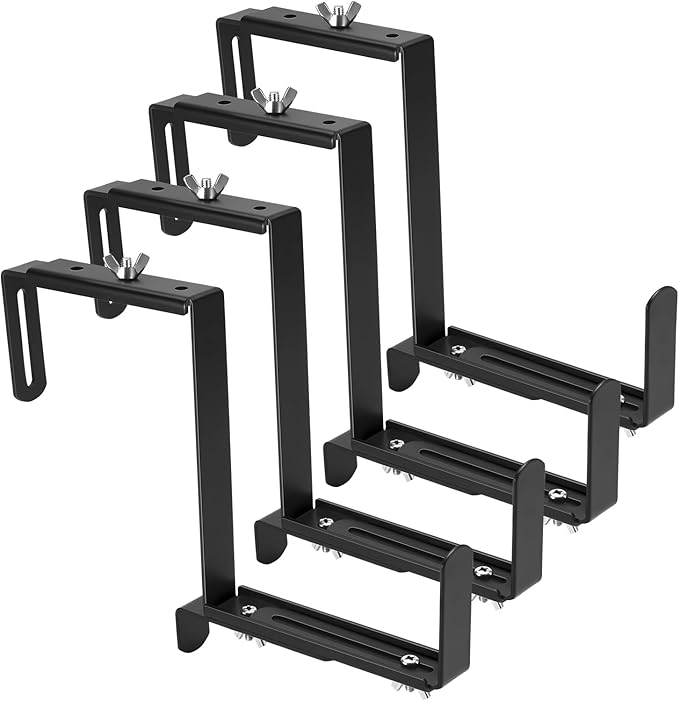 Planter Box Brackets, Adjustable Flower Brackets by VIVIKEN