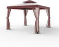 Patio Gazebo Tent Outdoor Canopy Shelter 10'x10' by GOJOOASIS