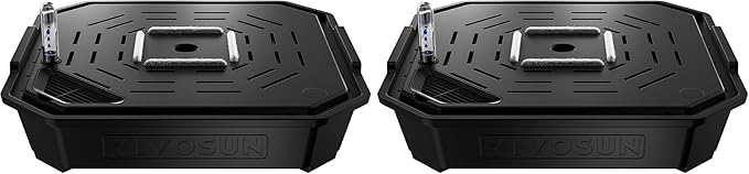 VIVOSUN 8-Pack FlexFeed Self-Watering Pots, Auto Irrigation Fabric Pot Base by VIVOSUN