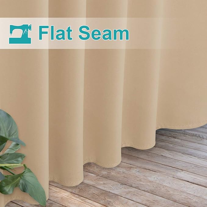 NICETOWN 2 Pieces Outdoor Curtainss Waterproof - Image 7