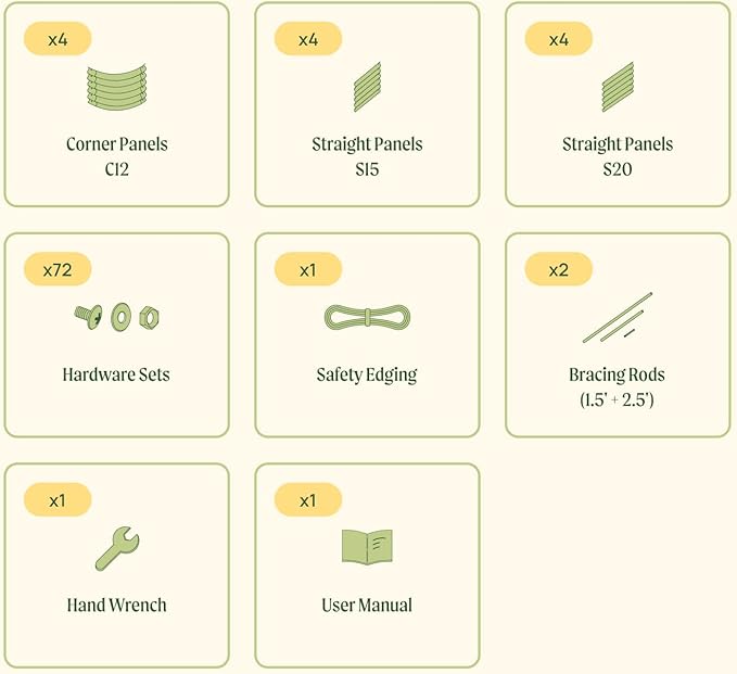 Vego garden Raised Garden Bed Kit, British Green - Image 8