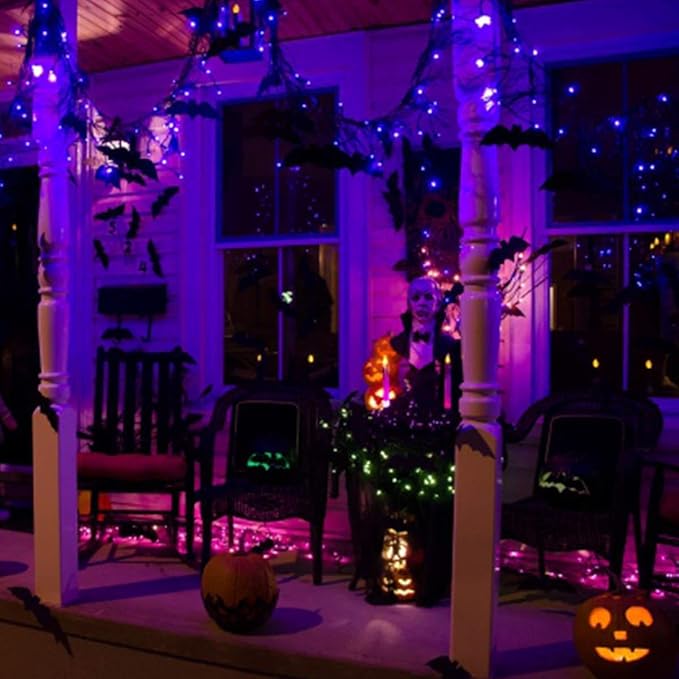 T-SUN RGB Solar Spotlights Outdoor, Halloween Decoration Solar Landscape - Image 8