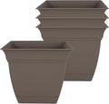 The HC Companies 8 Inch Eclipse Square Planter Pots by TheHCCompanies