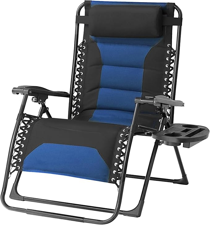 Zero Gravity Chair Oversized Folding Recliner XL, Padded Anti Gravity Lounge by Unknown