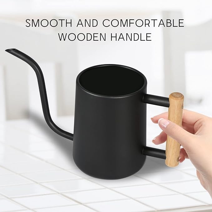 Watering Can for Indoor Plants, 35 oz/1000 ml Metal Stainless Steel Pot - Image 4