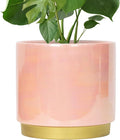 Gepege Pink Indoor Plant Pots for Plants, Large Ceramic Planter by Gepege