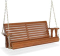 VINGLI Upgraded Patio Wooden Porch Swing by VINGLI