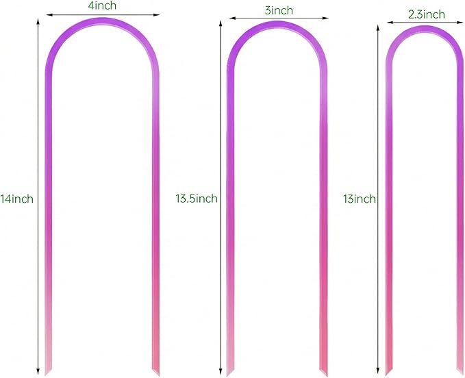 3 Pack Colorful Acrylic Plant Trellis - Image 7