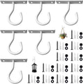 6Pack 2.5Inch Ceiling Hooks for Hanging Plant, Hanger for Indoor and Outdoor by AnDocK