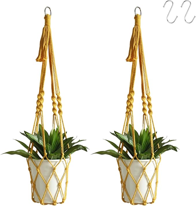 Artilady Boho Macrame Plant Hangers by Artilady