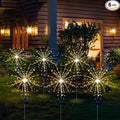 Solar Garden Firework Lights Outdoor Waterproof 6 Pack Solar Powered Art Stake by SolarEra-FREETOSHINE