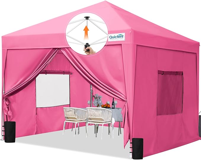 Quictent Privacy 8x8 Pop up Canopy Tent by QUICTENT