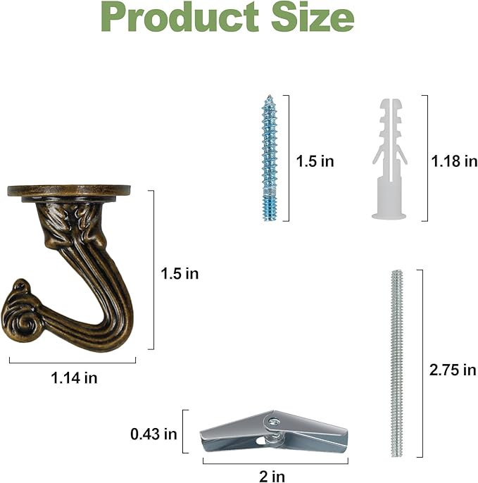 Ceiling Swag Hook Sets - Image 6