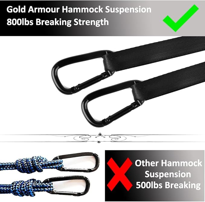 Gold Armour Camping Hammock - Image 3