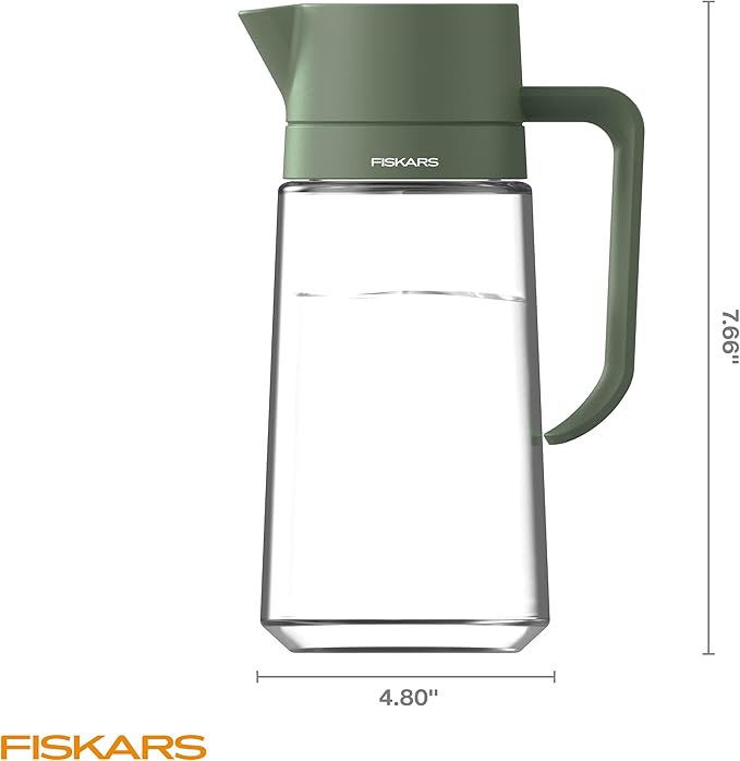 Fiskars Glass Watering Carafe, Indoor Plant Watering Can - Image 7