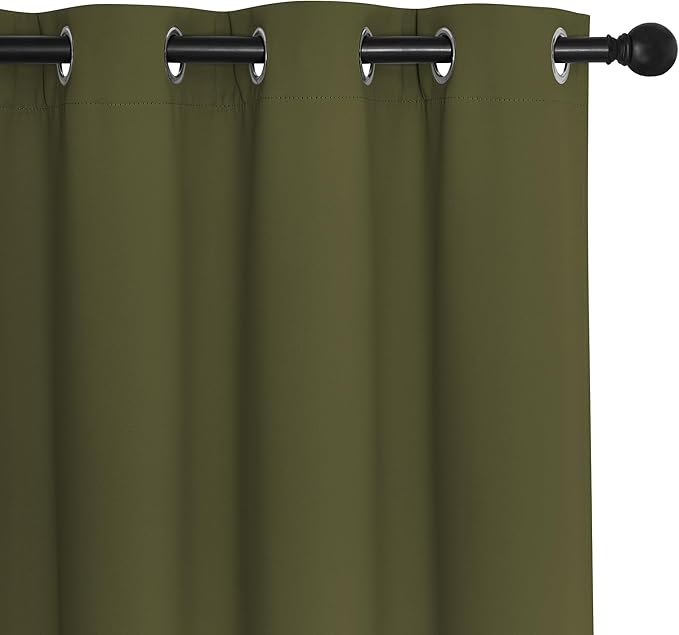 NICETOWN Room Divider Curtain 132 Inches Long, Wide Blackout Sliding Door - Image 7
