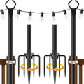 AILBTON 2 Pack 10Ft String Light Poles, Light Poles by AILBTON
