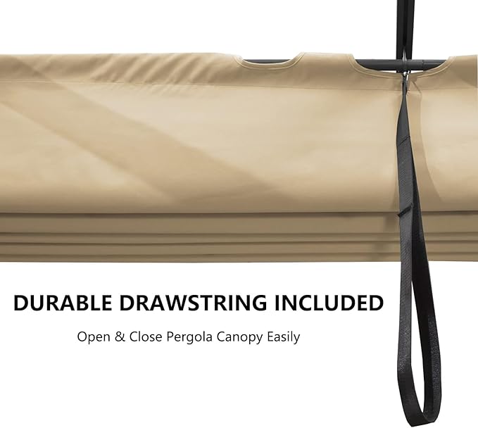 Pergola Shade Cover Replacement Canopy Top Compatible - Image 7