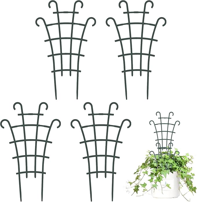 4 Pcs Small Trellis for Potted Plants Plant Trellis Indoor Trellis for Potted by Unknown