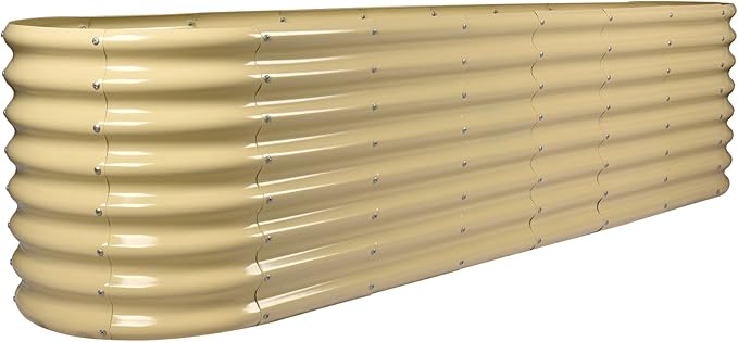Land Guard 8×2×2ft Galvanized Raised Garden Bed Kit, Raised Garden Boxes Outdoor by LandGuard