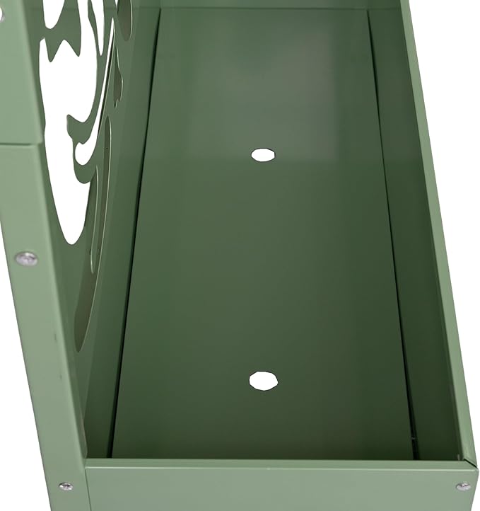 Oakland Living 6 ft. X 4 ft. Green Freestanding Metal Privacy Screen Room - Image 6