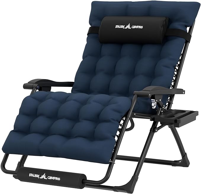 UDPATIO Oversized Zero Gravity Chair, 33In XXL Patio Reclining Chair by UDPATIO