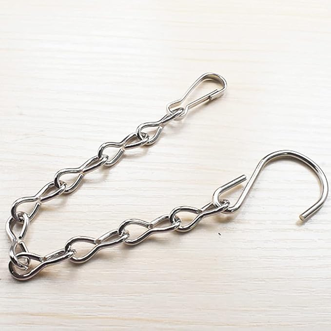 YINGFENG 10 Pack 9.5 Inch Silver Hanging Chains - Image 8
