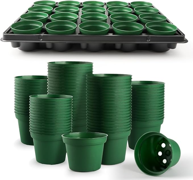 3 Inch Nursery Pots 100 Pcs by RooTrimmer