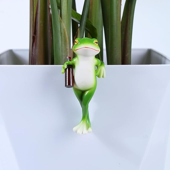 Miniature Frog Figurines Plant Decorations - Image 6