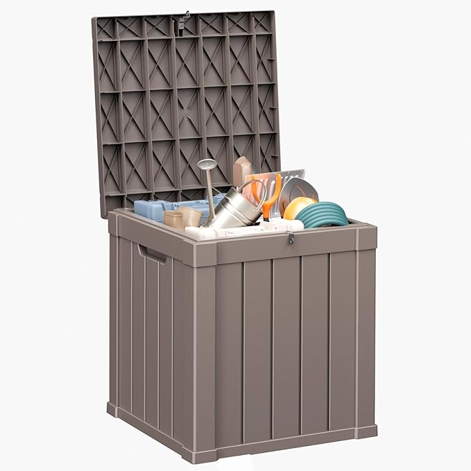 ROJIK 57 Gallon Outdoor Storage Housing Deck Box - Image 2