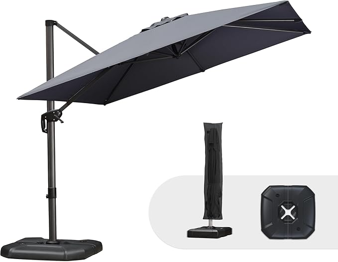 PURPLE LEAF 9'×9' Patio Umbrella by PURPLELEAF